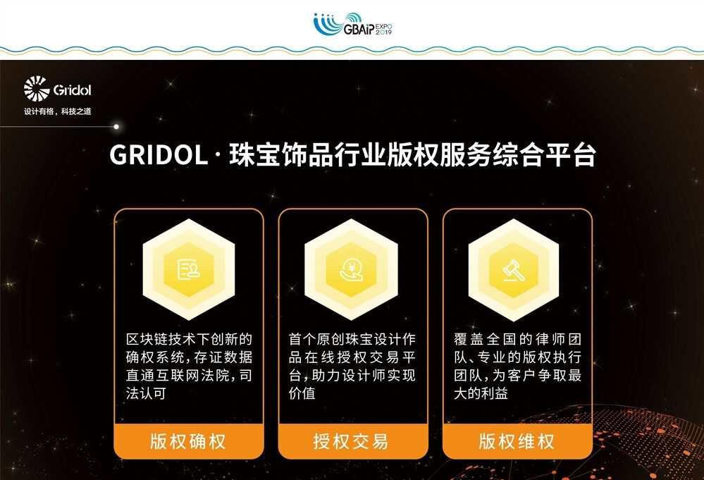 Gridol亮相粤港澳大湾区知识产权交易博览会，提出珠宝版权保护新思路